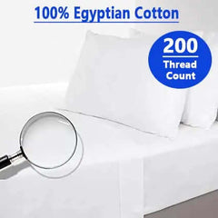 100% Egyptian Cotton Flat Sheet Super Soft Breathable Hypoallergenic Easy Care 200 Thread Count Bed Flat Sheet Hotel Quality Bedding Set (Black, Single) Dazzle Collection uk
