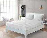 100% Polycotton Quilted Mattress Protector Fitted Sheet Ultra Soft Hypoallergenic Noise-Free Bedding Stretches Up to 30cm Deep Mattress Topper Dazzle Collection
