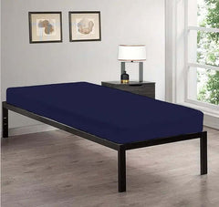 100%Egyptian Cotton 200TC Bunk Bed Fitted Sheet 2ft 6'' (76cmX190cm) Soft & Crisp Cotton Small Single Bed Fitted Sheet Bedding Set Dazzle Collection uk