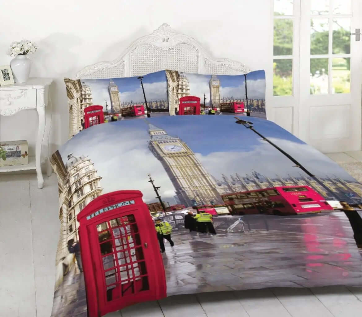 3D Effect Print Design Duvet Cover Set For Single, Double, King, Super King Size Duvet Cover Bedding Set Dazzle Collection uk