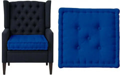 Armchair Booster Cushion Seat Pad Only 45 x 45 x 10cm Extra Thick 100% Cotton | Firm Support Orthopedic Floor Cushion for Elderly & Adult, Office, Car & Dining Chair Seat Pad Cushions Dazzle Collection uk