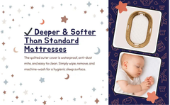 Baby Moses Pram Basket Mattress Dazzle Collection uk