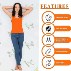 Bamboo Memory Foam Mattress Topper 4cm/2cm Thick Orthopedic Bed Topper Hypoallergenic, Antibacterial, Extra Soft & Firm Support Mattress with Removable Zip Cover Dazzle Collection uk