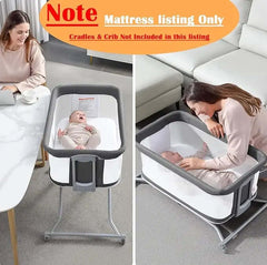 Chicco Next to Me Crib Mattress fit for Baby & Toddler Infant Bed Eco-Breathable Hypoallergenic Travel Crib Bed Foam Mattress Dazzle Collection uk