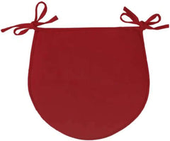 Dazzle Collection D- Shape Chair Seat Pads for Home Dining Room Kitchen Office Garden Patio Chairpads Extra Soft Cushion with Tie 38x38cm Dazzle Collection