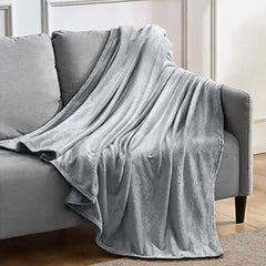 Dazzle Collection Fleece throw Blanket Flannel Versatile Blanket Fluffy Soft Throw for Bed and Chaise Warm Cozy Plush Reversible Microfiber Blanket (Mauve, 150 x 200 cm) Dazzle Collection uk