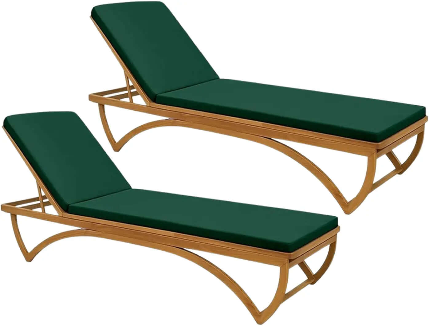 Dazzle Collection Pack of 2 Sun Lounger Replacement Cushion Pad Waterproof for Sun Lounger Seat Pad, Deck Pad, Pool, Lawn or Indoor Recliners Pads Soft and Comfy Fibre Filling & Washable Cushion Cover Dazzle Collection uk