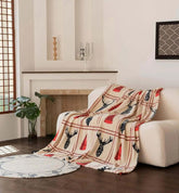 Dazzle Collection Stag Teddy Fleece Throw Blanket For Kids and Adults Christmas Blankets Soft & warm Christmas Holiday Festive Season Quilt Throw Blanket (150X200cm) (Stag) Dazzle Collection