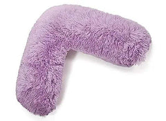 Dazzle Collection V Shaped pillow Teddy Bear Fleece Complete Pillow or Case for support Maternity Back Neck Soft Warm Plush Cosy Pillow Dazzle Collection uk