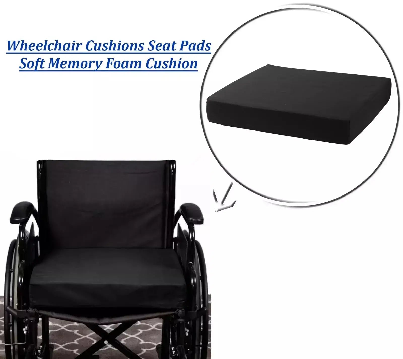 Dazzle Collection Wheelchair Cushions Pressure Relief Soft Foam Waterproof Seat Cushion Dazzle Collection uk