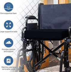 Dazzle Collection Wheelchair Cushions Pressure Relief Soft Foam Waterproof Seat Cushion for Orthopedic Lumbar Support,Pain Relief,Reduce Back Ache,Improve Posture Dazzle Collection