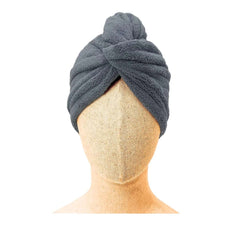 Dazzle Collection® 100% COTTON Hair Turban Towel Dry Hair Towel Wrap Lightweight Turban Cap with Loop and Button Fastener Absorbent Dry Hair Quickly for Women (68 cm x 27 cm, Purple) Dazzle Collection uk