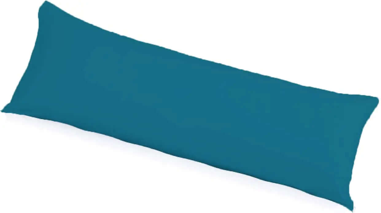 Dazzle Collection® Bolster Pillowcase Antiallergenic Back Neck Maternity Support Polycotton Double 4ft 6inches (137 cm x 50 cm) (54"x19") Machine Washable Pillow Case Only (Teal) Dazzle Collection