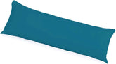 Dazzle Collection® Bolster Pillowcase Antiallergenic Back Neck Maternity Support Polycotton Double 4ft 6inches (137 cm x 50 cm) (54"x19") Machine Washable Pillow Case Only (Teal) Dazzle Collection