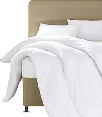 Luxury Duvet Soft Microfiber Filled Fluffy Hollowfiber Anti-Allergy Best For All Seasons Extra Deep Sleep Quilt Duvet For Home & Hotel (White Polycotton) Dazzle Collection uk