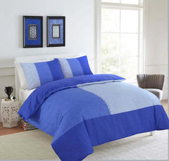 Suede Patchwork Design Duvet Cover Sets Dazzle Collection uk