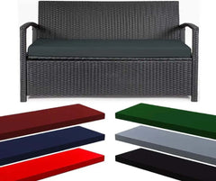 Waterproof Garden Seat Pad For 2/3 Seater Bench Cushions Pads Dazzle Collection uk