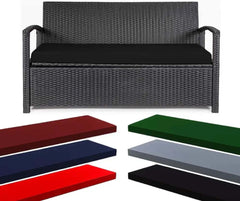 Waterproof Garden Seat Pad For 2/3 Seater Bench Cushions Pads Dazzle Collection uk