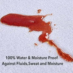 Waterproof Terry Towel Mattress protector Fitted Sheet Bed Cover Anti Allergy Single (90x190cm) 30CM, White Dazzle Collection