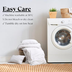 Pack of 2 Luxury Duvet for all Tog 4.5/10.5/13.5/15 Soft Anti Allergy Duvets Hollowfibre Filling Best For All Seasons Deep Sleep Quilt Duvet For Home & Hotel