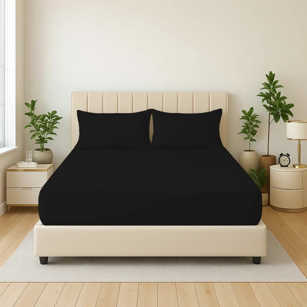100% Brushed Cotton Thermal Flannelette Fitted Sheet 25cm Deep Mattress Sheet Soft & Cozy Fitted Bed Sheet Dazzle Collection uk