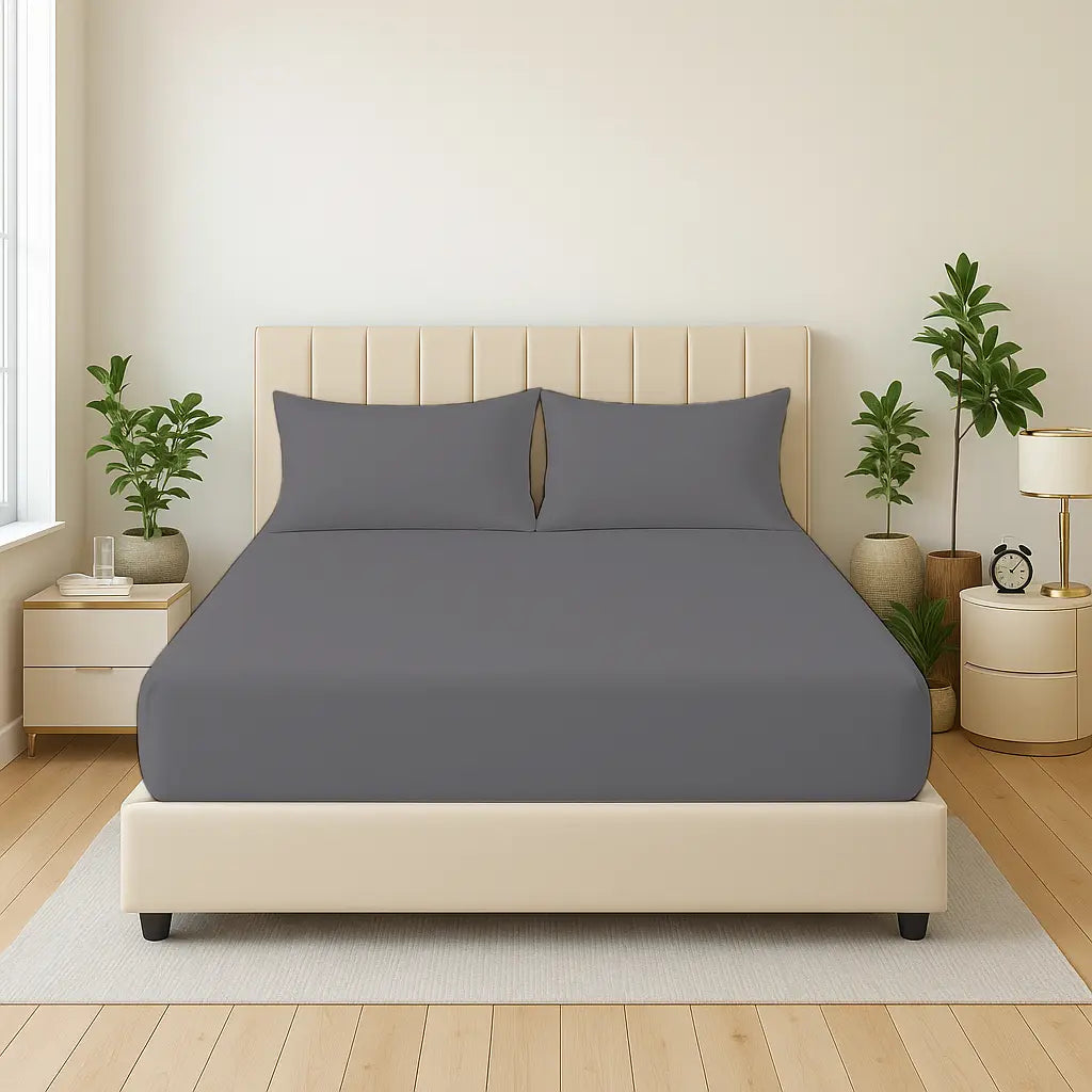 100% Brushed Cotton Thermal Flannelette Fitted Sheet 25cm Deep Mattress Sheet Soft & Cozy Fitted Bed Sheet Dazzle Collection uk