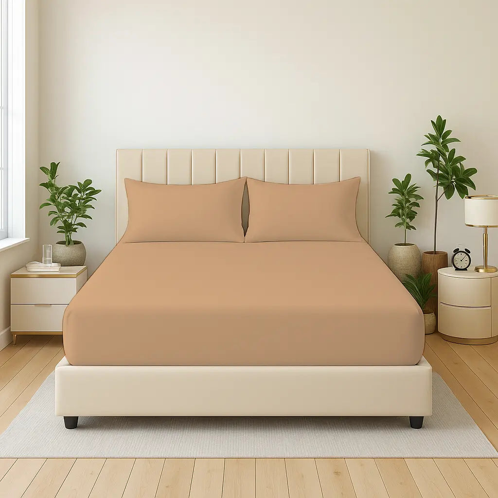 100% Brushed Cotton Thermal Flannelette Fitted Sheet 25cm Deep Mattress Sheet Soft & Cozy Fitted Bed Sheet Dazzle Collection uk