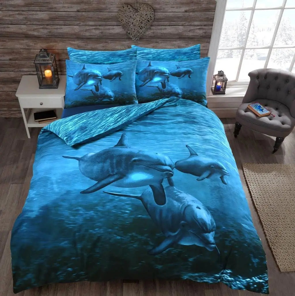 3D Effect Print Design Duvet Cover Set For Single, Double, King, Super King Size Duvet Cover Bedding Set Dazzle Collection uk
