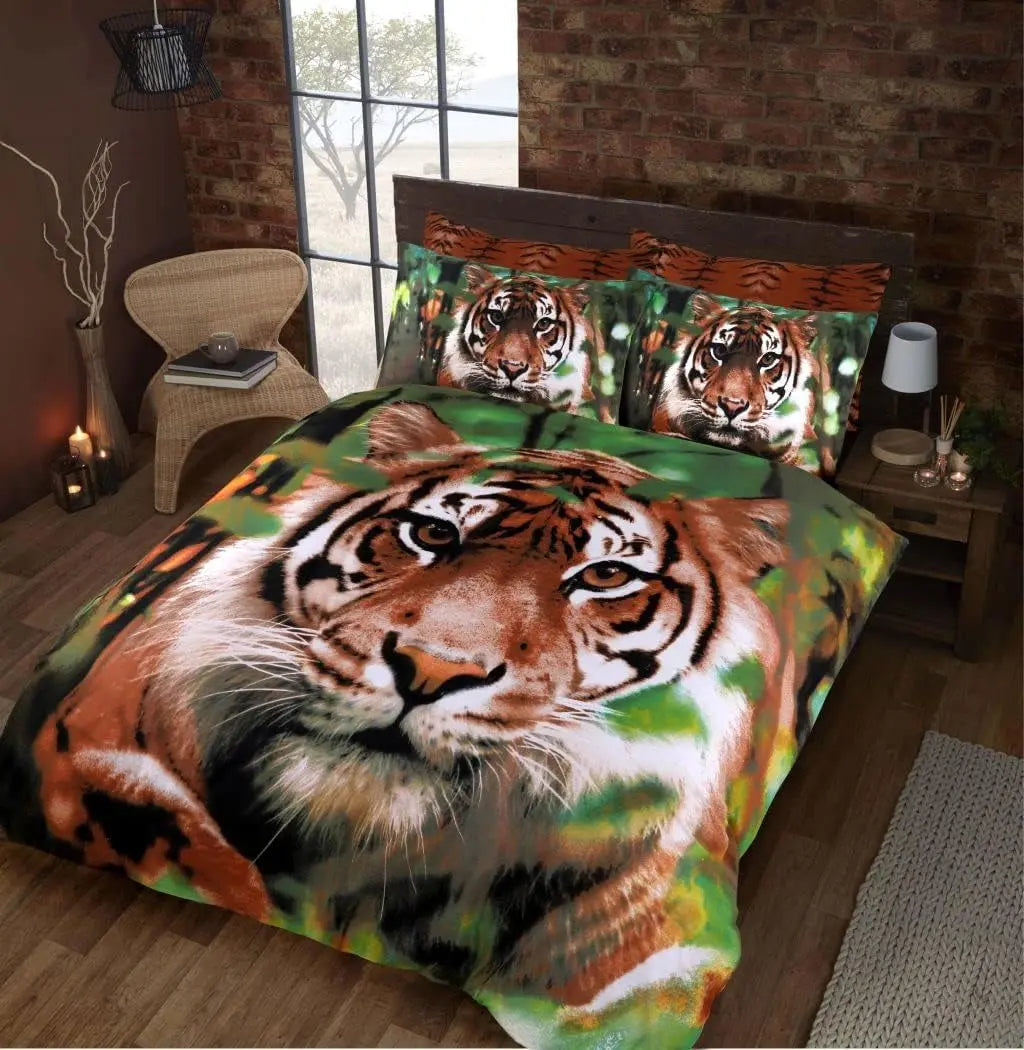 3D Effect Print Design Duvet Cover Set For Single, Double, King, Super King Size Duvet Cover Bedding Set Dazzle Collection uk