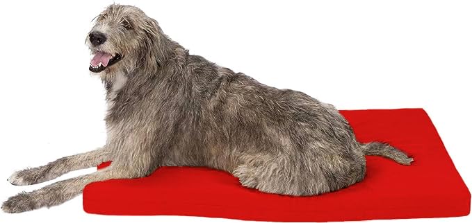 Dazzle Collection Premium Dog Bed Cushion Waterproof Cover Orthopaedic Comfort and Quality Pet Bed Memory Foam for Large Dogs, with Washable & Removable Zipped Cover (Small (77 x 52 x 5cm), Navy) Dazzle Collection uk