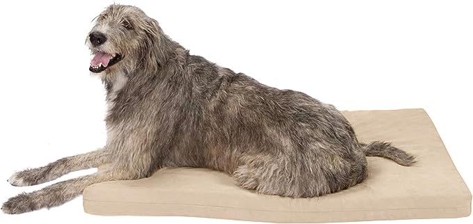 Dazzle Collection Premium Dog Bed Cushion Waterproof Cover Orthopaedic Comfort and Quality Pet Bed Memory Foam for Large Dogs, with Washable & Removable Zipped Cover (Small (77 x 52 x 5cm), Navy) Dazzle Collection uk