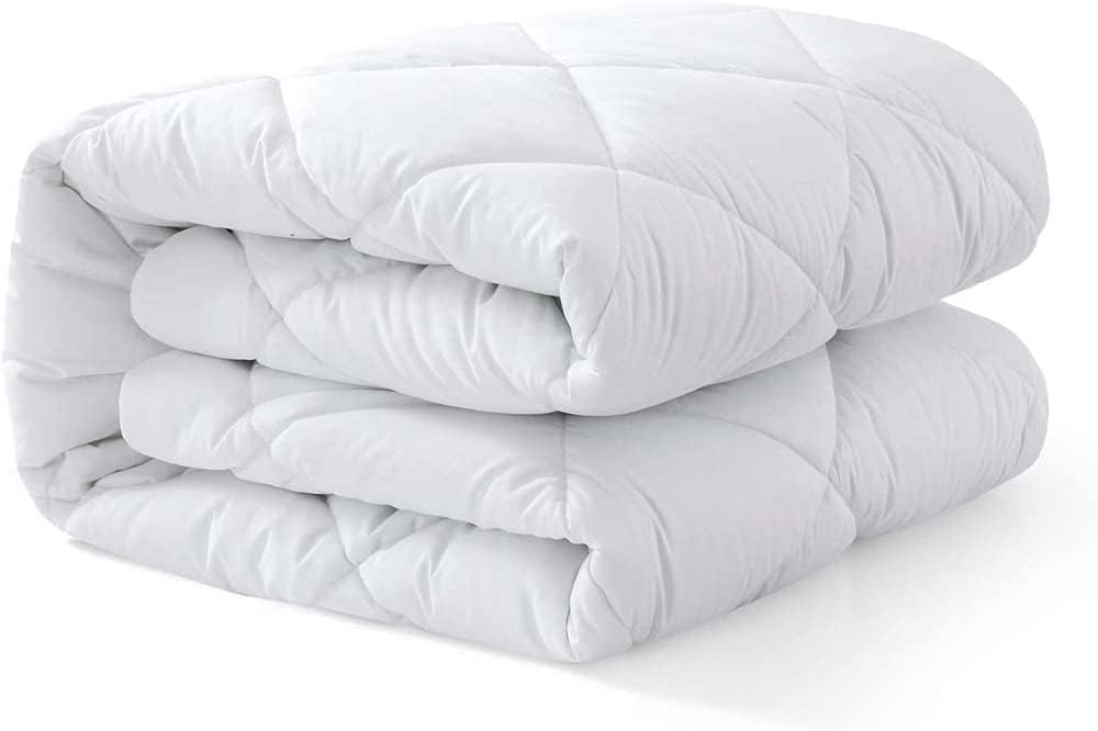 100% Polycotton Quilted Mattress Protector Fitted Sheet Ultra Soft Hypoallergenic Noise-Free Bedding Stretches Up to 30cm Deep Mattress Topper (Single) ‎Dazzle Collection