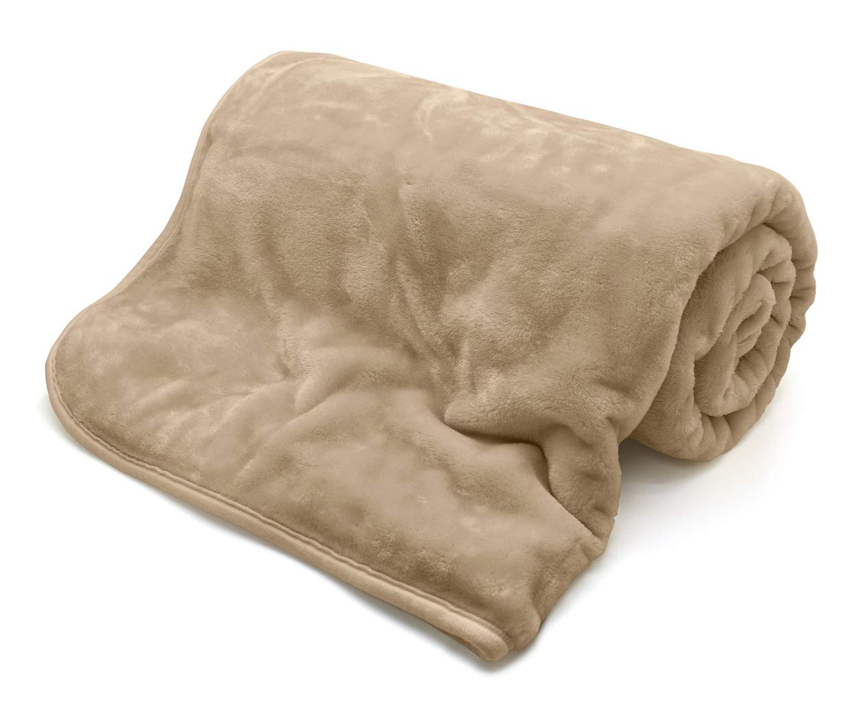 Dazzle Collection Extra Soft Faux Fur Throw Blanket For Kids and Adults Soft & Warm Cozy Plush Reversible | Bed and Chairs Throw Blanket (Mink, (127 cm x 150 cm)) ‎Dazzle Collection