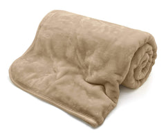Dazzle Collection Extra Soft Faux Fur Throw Blanket For Kids and Adults Soft & Warm Cozy Plush Reversible | Bed and Chairs Throw Blanket (Mink, (127 cm x 150 cm)) ‎Dazzle Collection