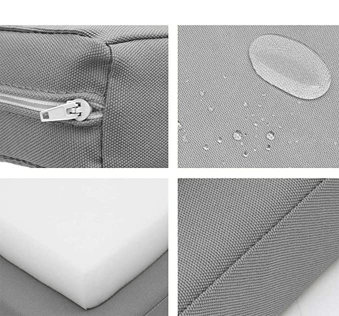 Dazzle Collection Garden Seat Pads Cushions for Rattan Furniture 100% Waterproof Indoor Outdoor Chair Pads Office Garden Patio Chair Cushions Seat Pad Dazzle Collection uk
