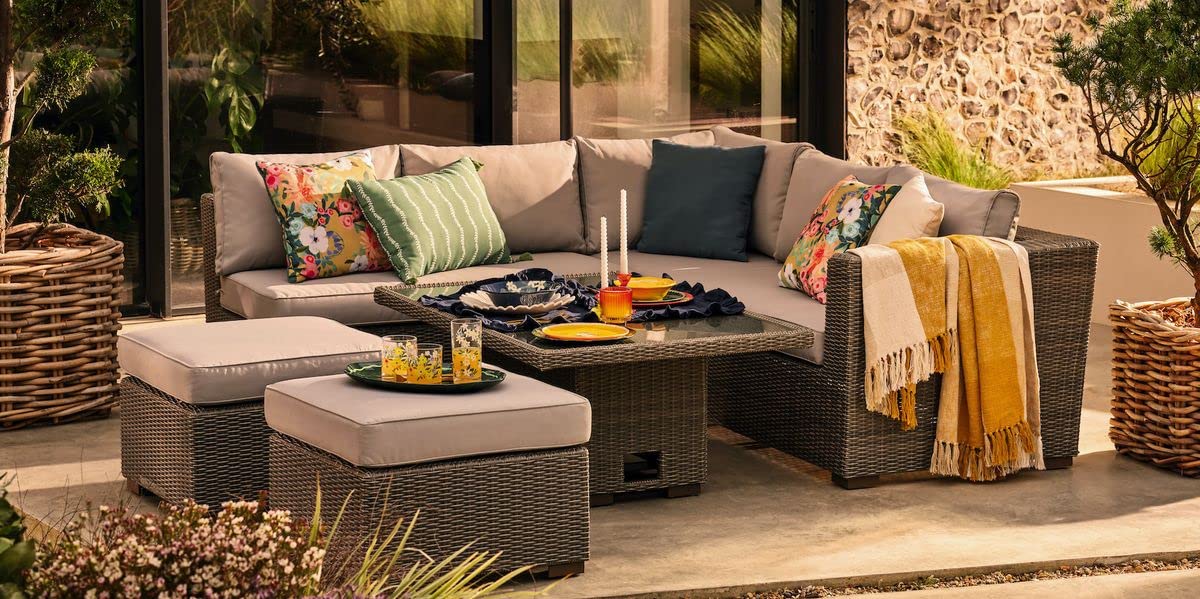 Dazzle Collection Garden Seat Pads Cushions for Rattan Furniture 100% Waterproof Indoor Outdoor Chair Pads Office Garden Patio Chair Cushions Seat Pad Dazzle Collection uk