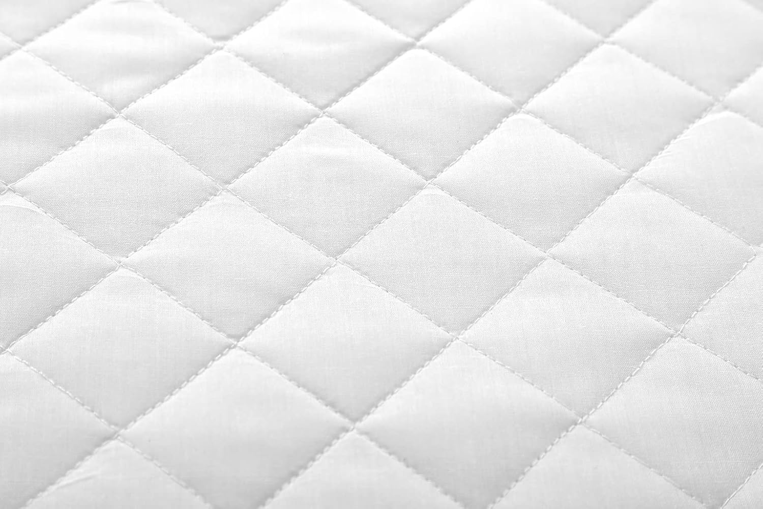 100% Polycotton Quilted Mattress Protector Fitted Sheet Ultra Soft Hypoallergenic Noise-Free Bedding Stretches Up to 30cm Deep Mattress Topper (Single) ‎Dazzle Collection