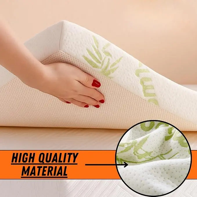 Bamboo Memory Foam Mattress Topper 4cm Thick Orthopedic Bed Topper 