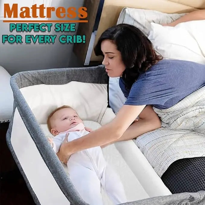 Chicco Next to Me Crib Mattress fit for Baby & Toddler Infant Bed Eco-Breathable Hypoallergenic Travel Crib Bed Foam Mattress Dazzle Collection uk