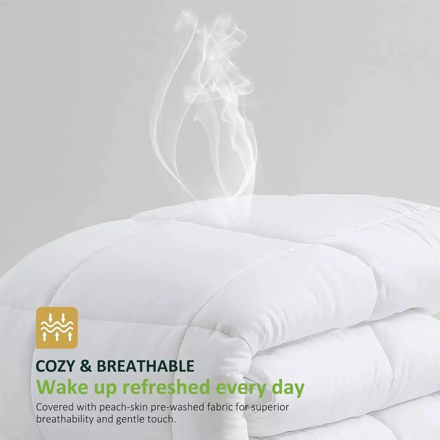 Dazzle Collection 100% Bamboo Cotton Duvet 4.5 Tog, 10.5 Tog Anti Allergy Feels Like Down Duvet Hypoallergenic, Super Soft Best Hotel Quality Duvet for Winter Warm Cool Sleepers (Super King 10.5 Tog) Dazzle Collection uk