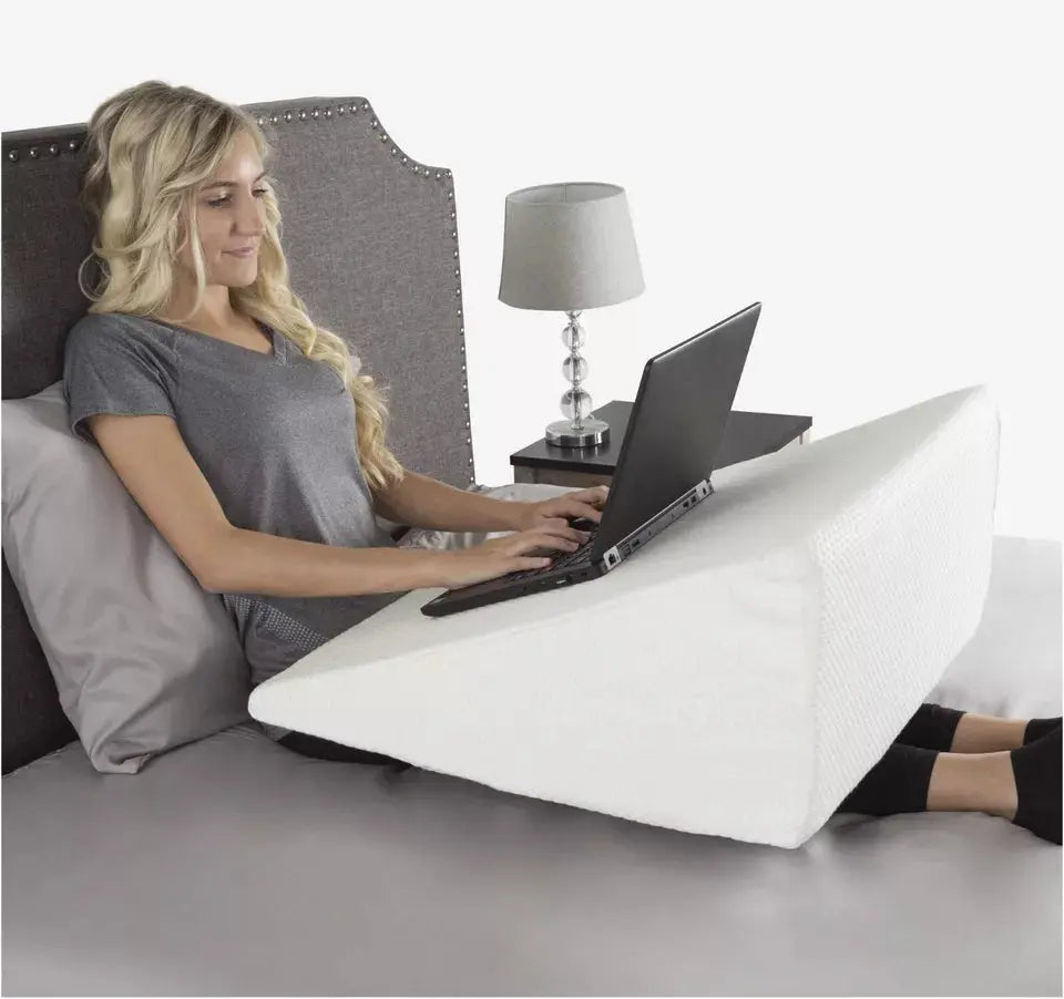 Dazzle Collection Bed Wedge Pillow Cushion For Back Pain Snoring Gerd Acid Reflux Heartburn Indigestion Respiratory Problems - Quilted Washable Cover Dazzle Collection uk