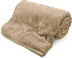 Dazzle Collection Extra Soft Faux Fur Throw Blanket For Kids and Adults Soft & Warm Cozy Plush Reversible | Bed and Chairs Throw Blanket (Mink, (127 cm x 150 cm)) ‎Dazzle Collection