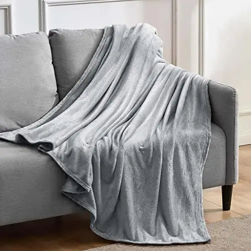 Dazzle Collection Fleece throw Blanket Flannel Versatile Blanket Fluffy Soft Throw for Bed and Chaise Warm Cozy Plush Reversible Microfiber Blanket (Mauve, 150 x 200 cm) Dazzle Collection uk