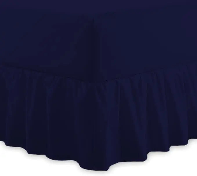 Dazzle Collection Frilled Valance Fitted Sheet  Easy Care 100% Polycotton Valance Sheet For Single to Super King Size Bed Sheet Machine Washable Dazzle Collection uk