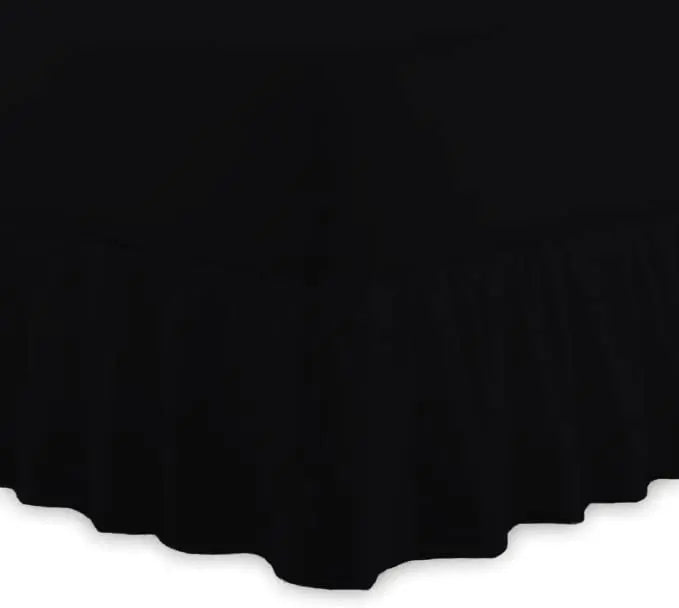 Dazzle Collection Frilled Valance Fitted Sheet  Easy Care 100% Polycotton Valance Sheet For Single to Super King Size Bed Sheet Machine Washable Dazzle Collection uk