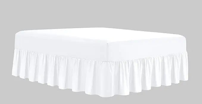 Dazzle Collection Frilled Valance Fitted Sheet  Easy Care 100% Polycotton Valance Sheet For Single to Super King Size Bed Sheet Machine Washable Dazzle Collection uk