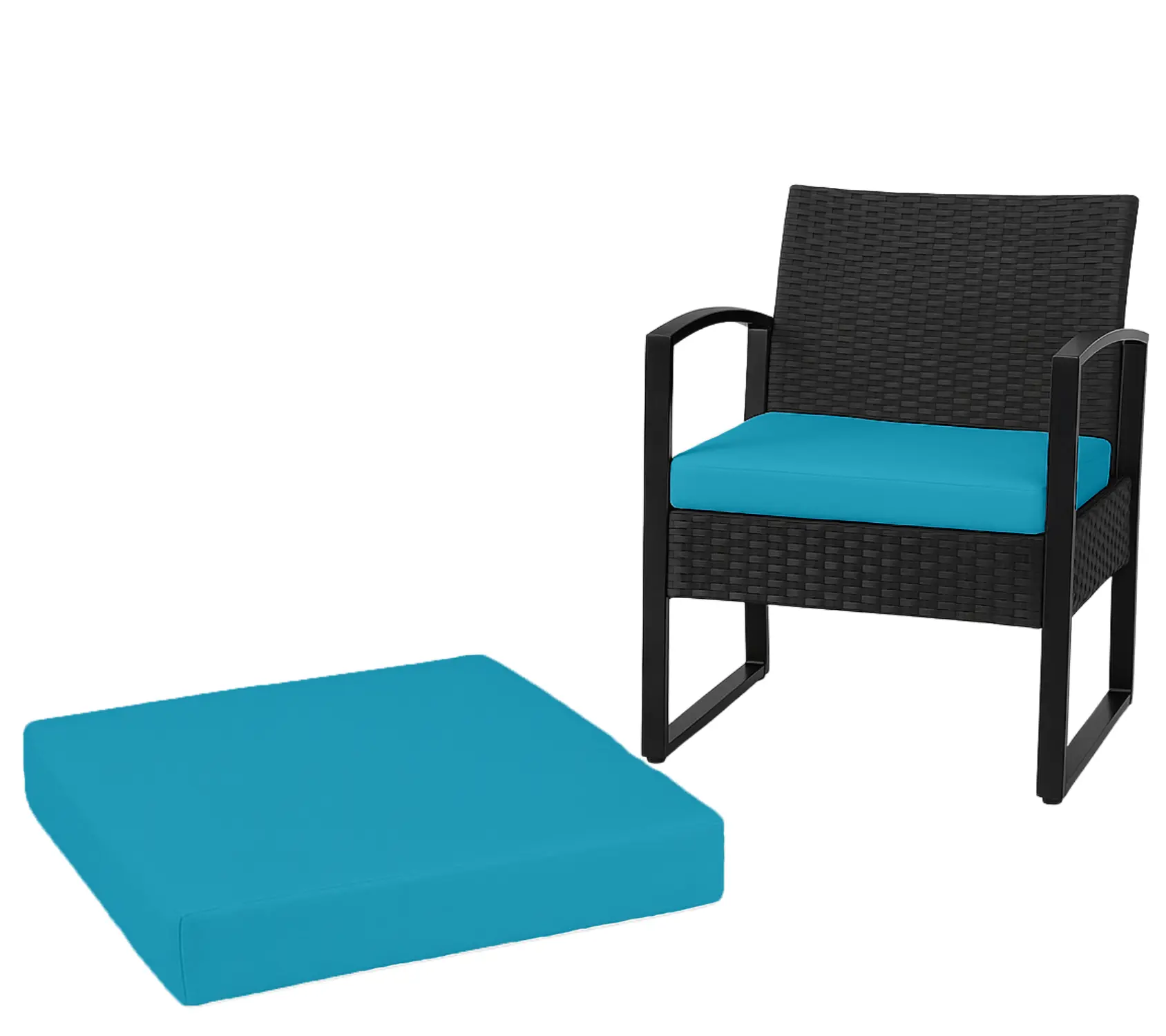 Dazzle Collection Garden Seat Pads Cushions for Rattan Furniture 100% Waterproof Indoor Outdoor Chair Pads Office Garden Patio Chair Cushions Seat Pad Dazzle Collection uk