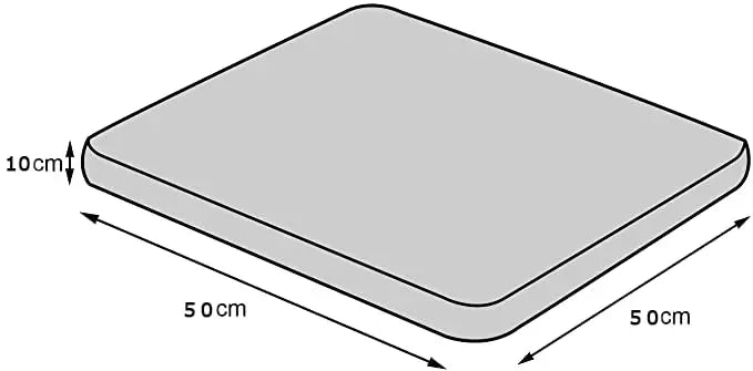 Dazzle Collection Garden Seat Pads Seat Cushions Waterproof Outdoor Indoor Seat Cushion Rattan Cushion Chair Seat Pads Garden Patio Chair Cushions Dazzle Collection uk
