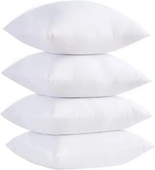 Dazzle Collection Luxury Throw Cushions Inner Pads Anti Allergy Bedding Cushion 100% Virgin Fibre Filling Square Pads Comfort and Support as you Sleep (PACK OF 2 | 12" x 12") ‎Dazzle Collection