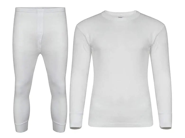 Dazzle Collection Men's Long John Lightweight Thermal Underwear Set Long Sleeve Top and Trousers Warm Bottom Heat Suit for Winters Dazzle Collection uk